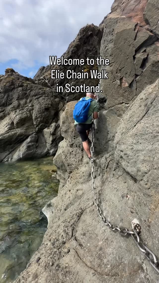 Elie Chain Walk: Coastal Scramble Above Firth of Forth