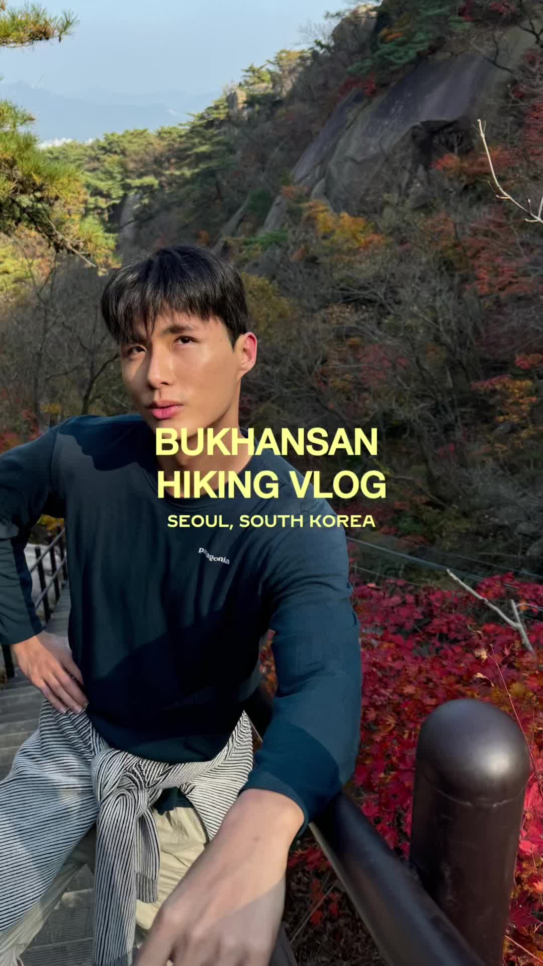 Hiking Bukhansan Mountain In Seoul