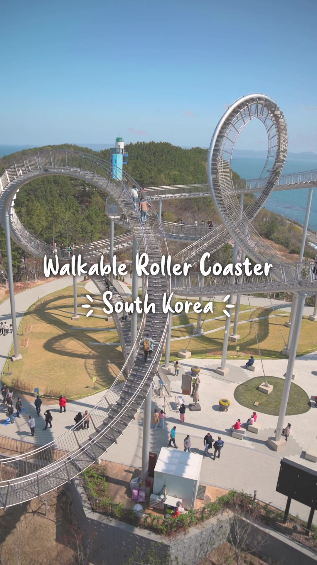 Pohang's Walkable Roller Coaster Space Walk