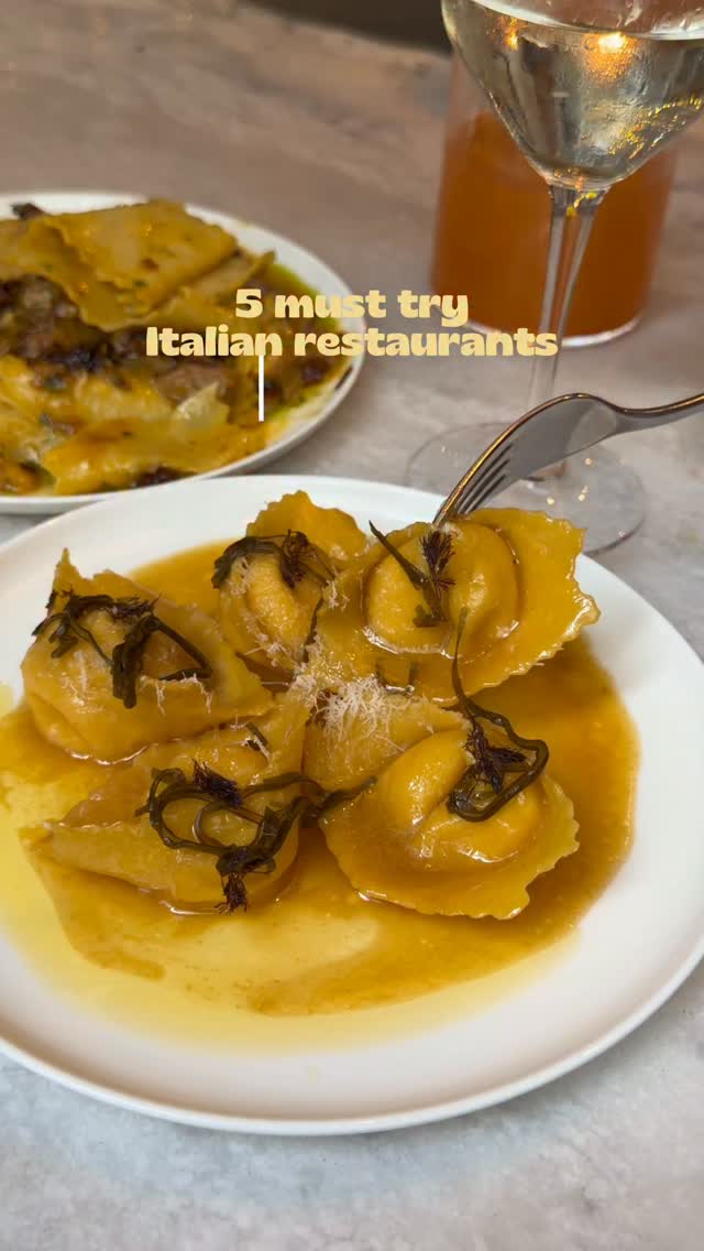 Five London Italian Restaurants With Unique Offerings