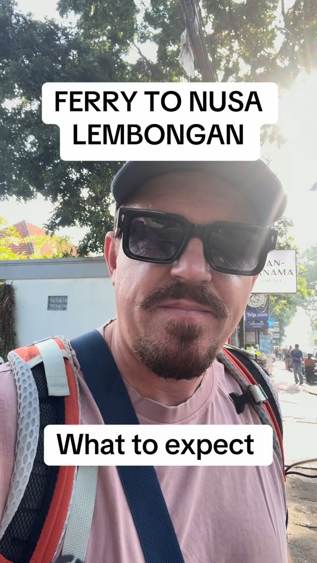 Nusa Lembongan Ferry Services From Sanur Harbor