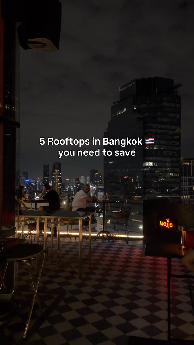 Bangkok's Top Five Rooftop Bars For A Night Out