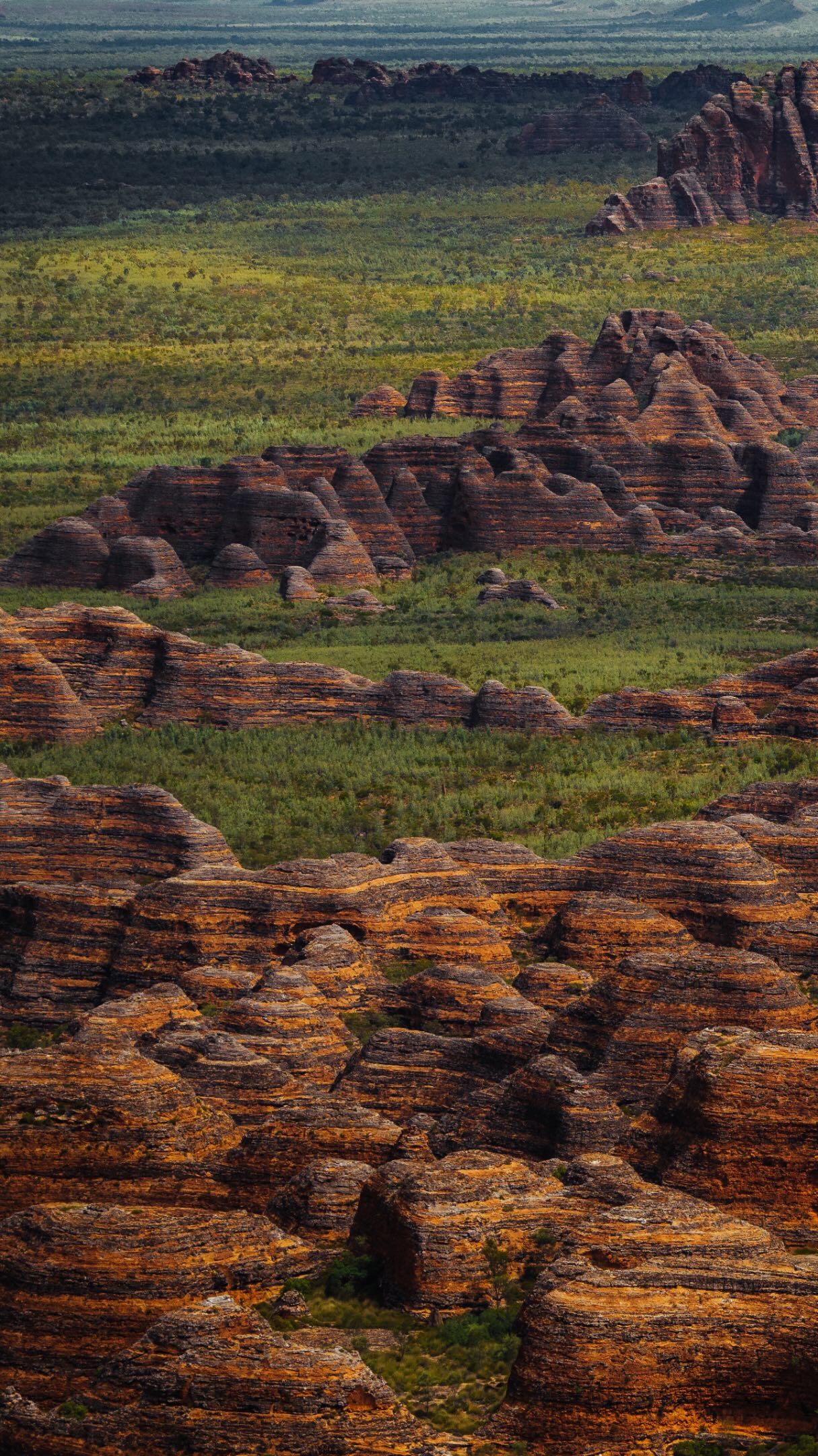 Kimberley's Ancient Red Cliffs And Waterfalls