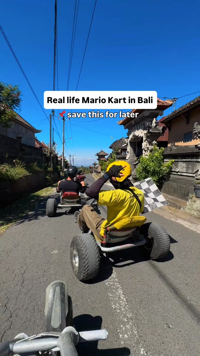 Eco Cart Adventure Through Bali's Landscape
