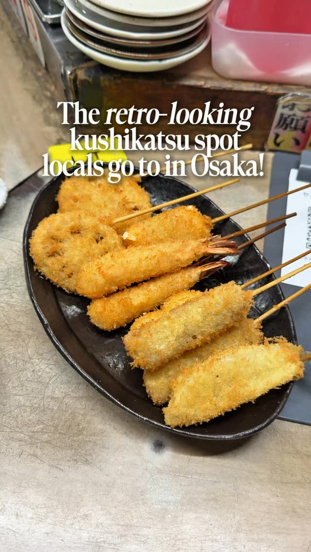 Osaka's Beloved Retro Kushikatsu Spot