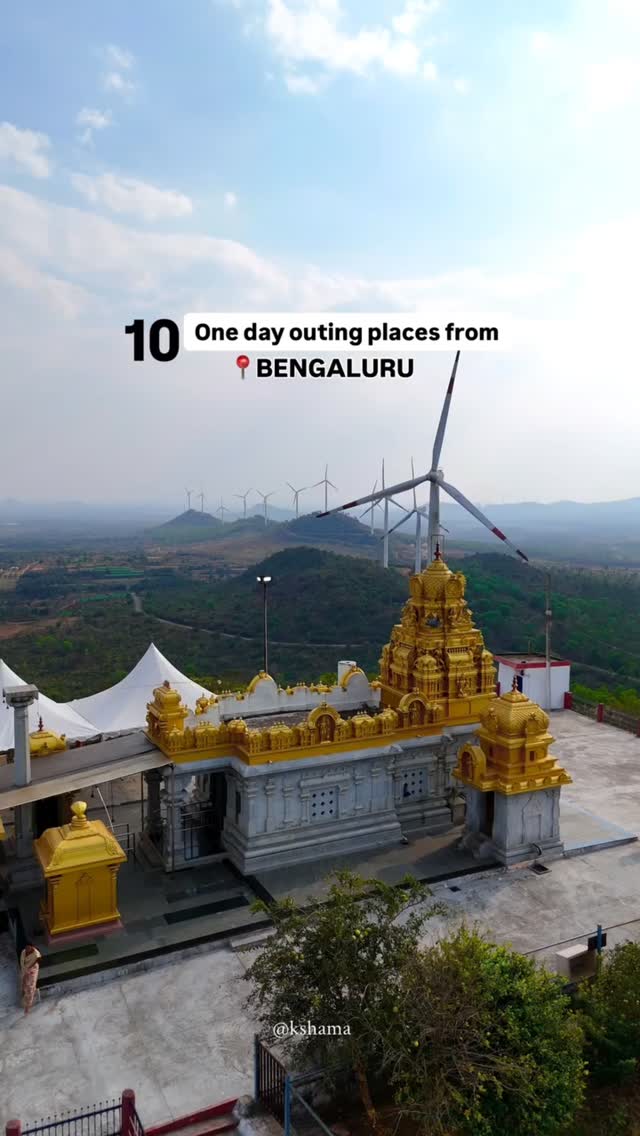Temples, Dam, and Waterfalls Near Bengaluru