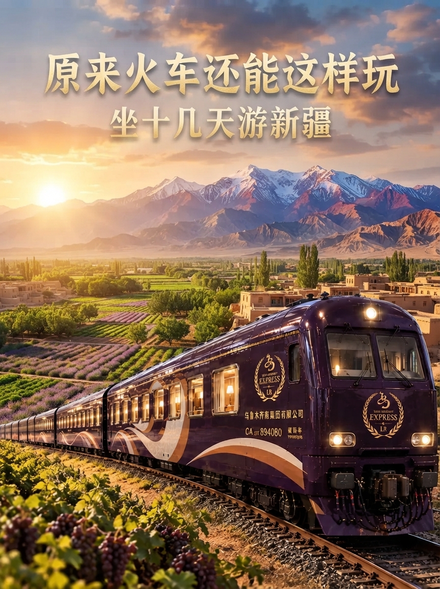 Xinjiang's Top Tourist Train Tour Destinations