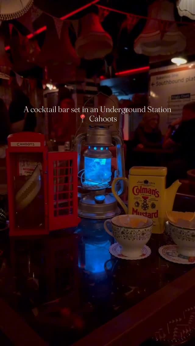 Cocktails in an Abandoned Underground Station