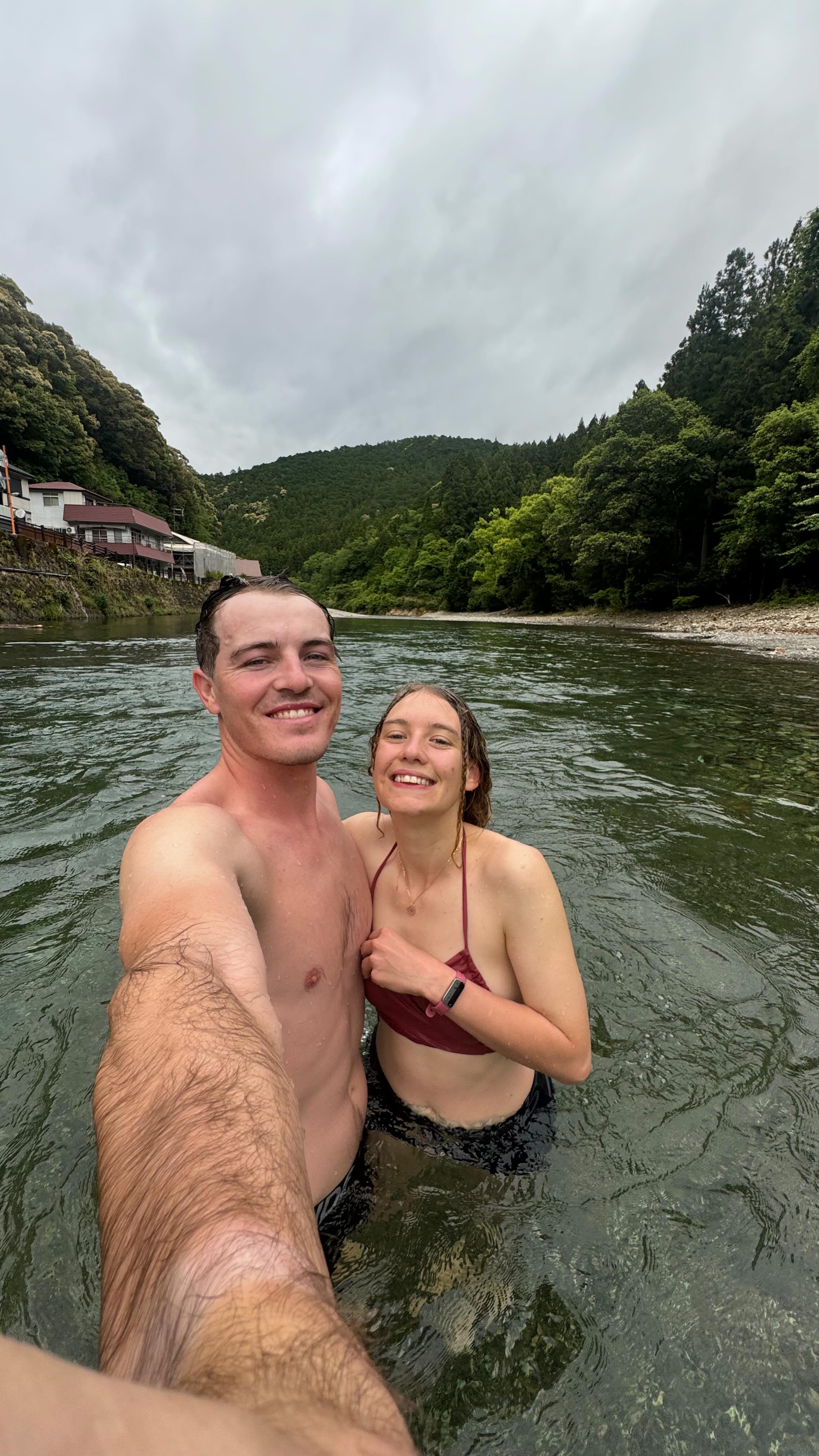 Kumano Kodo Hiking With Hot Springs and River