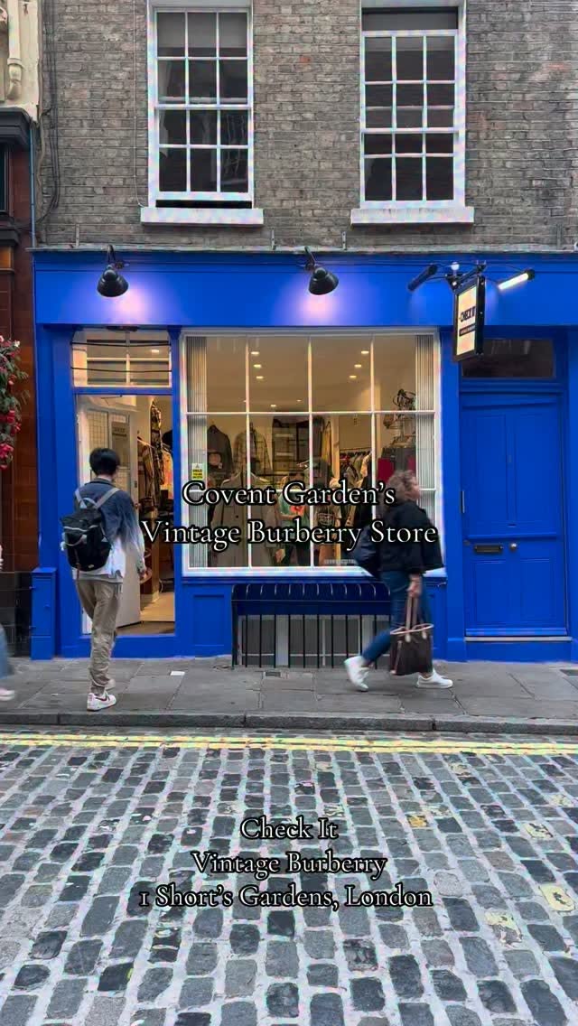 Vintage Burberry Stores In London And Paris