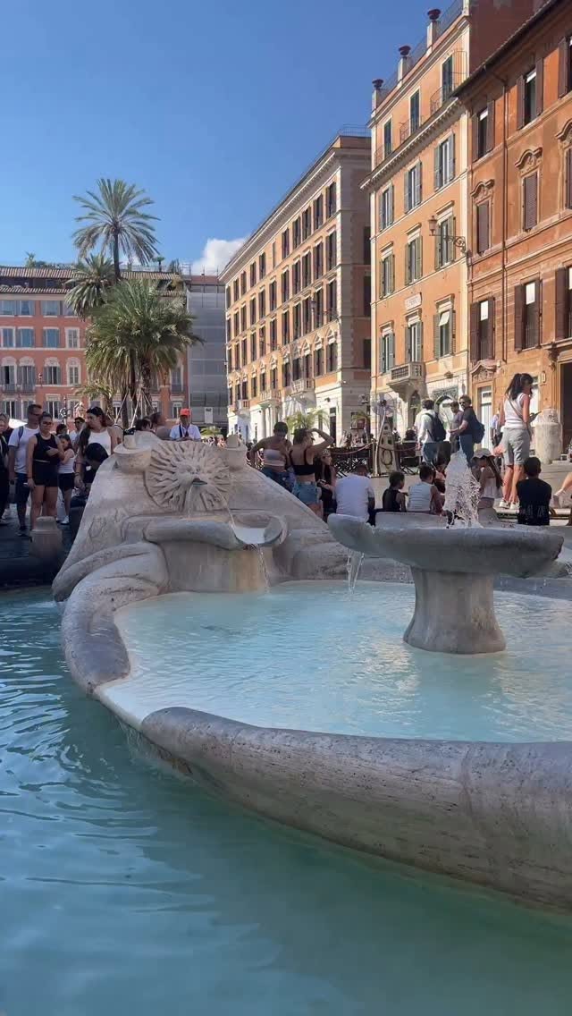 Spanish Steps Fountain: A Sunken Boat's Tale