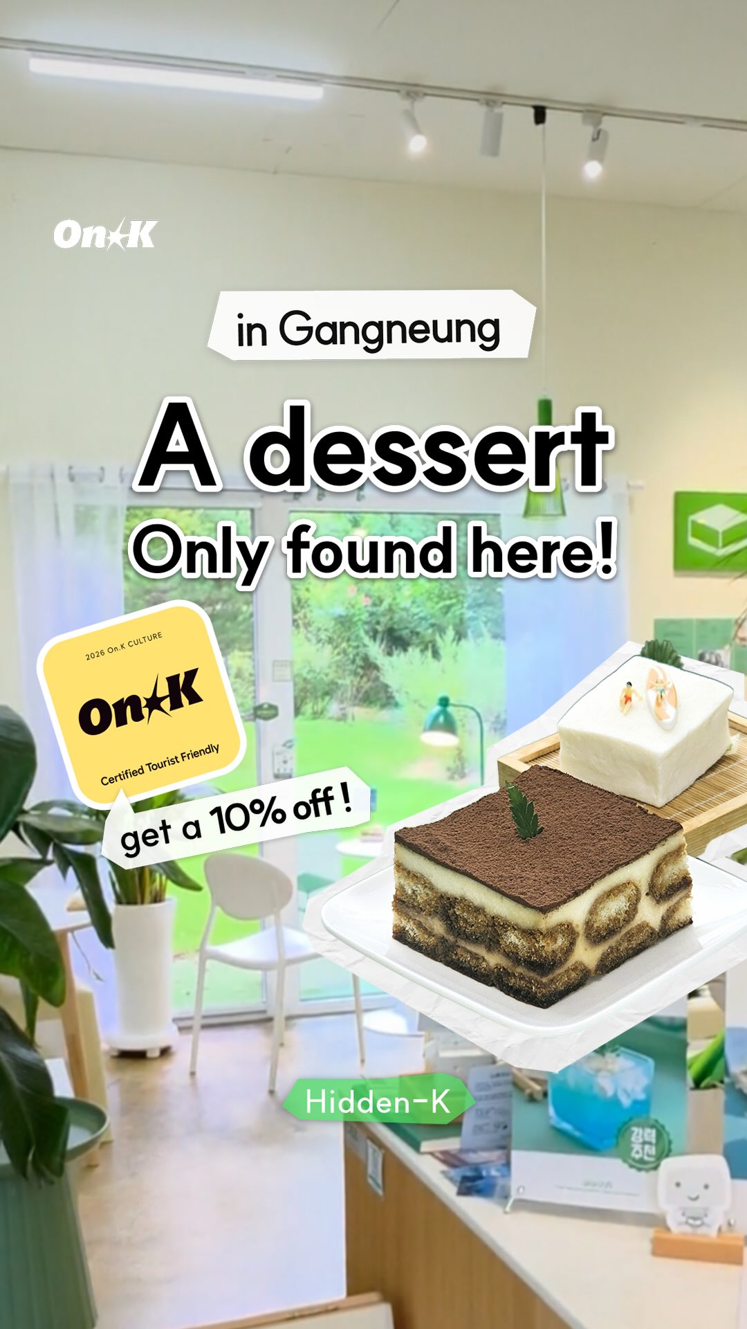 Gangneung Cafe Offers Unique Tofu Tiramisu Dessert
