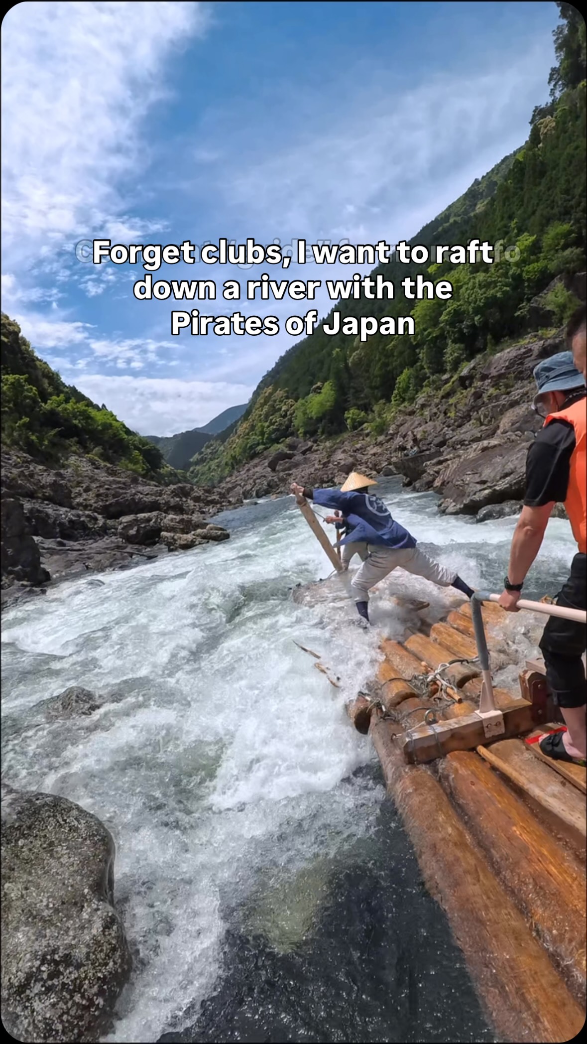 Kumano River Rafting Adventure in Japan