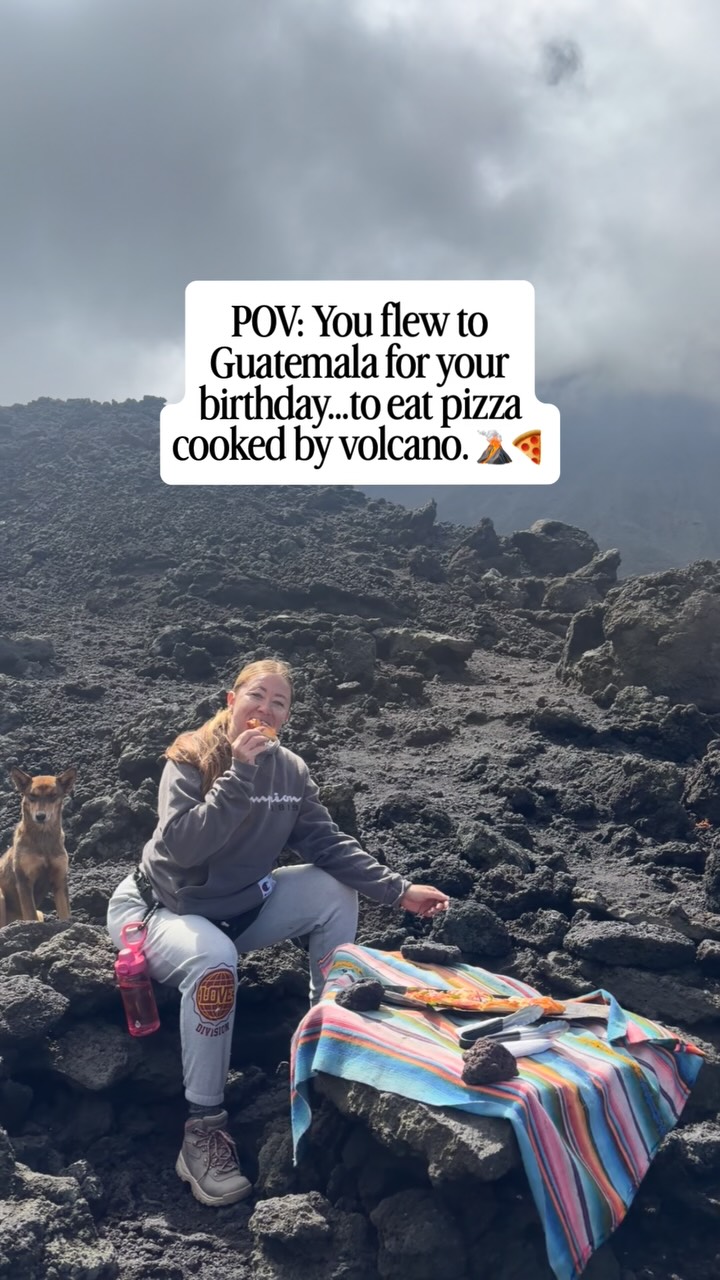 Volcanic Pizza in Guatemala Celebration