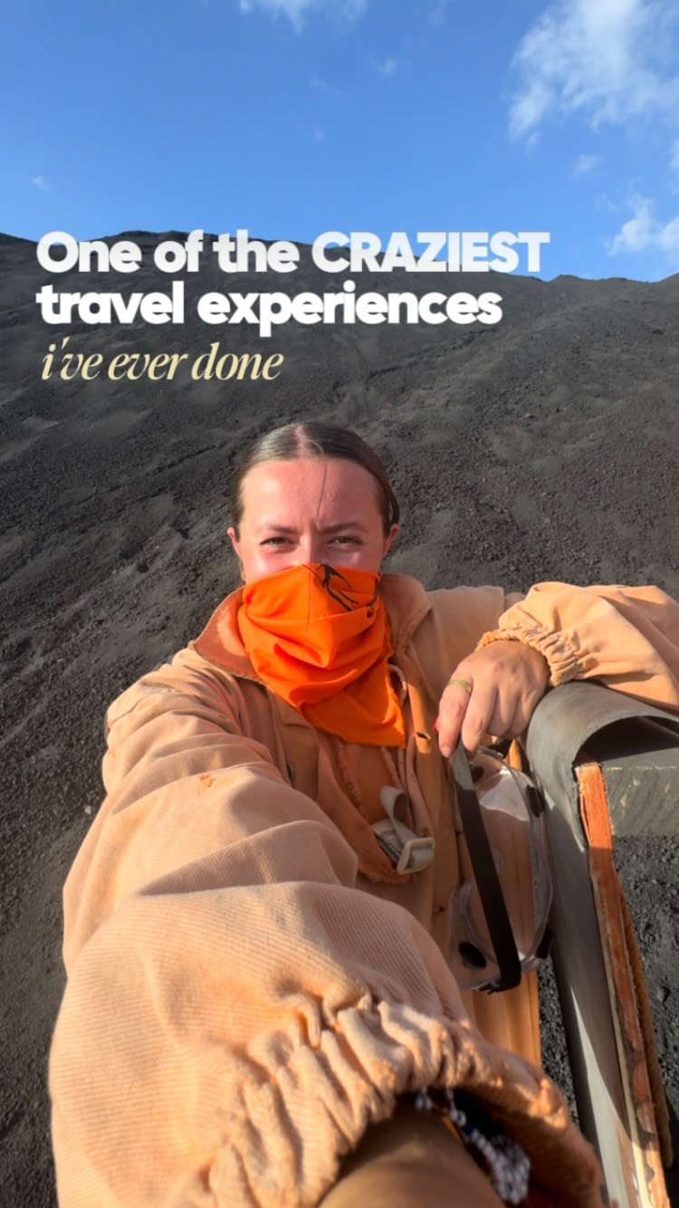 Volcano Boarding Atop Cerro Negro