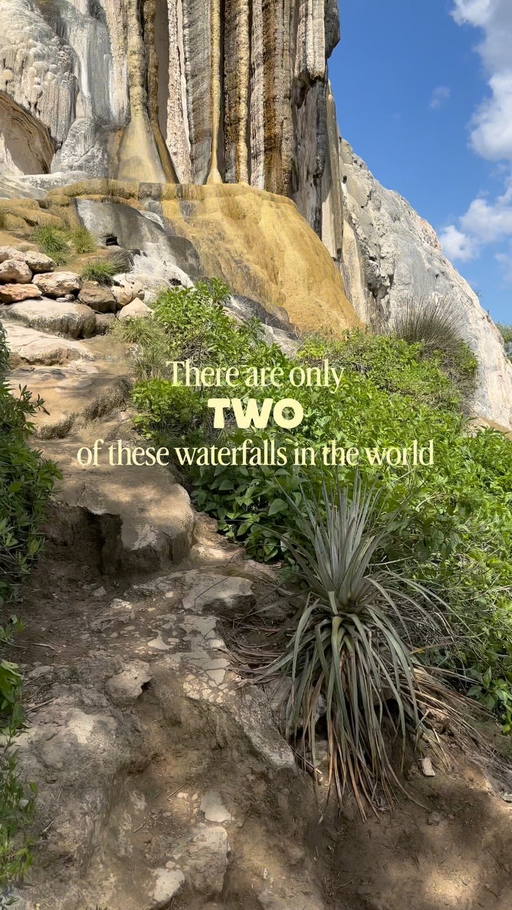 Oaxaca's Unique Mineral Waterfall Formations