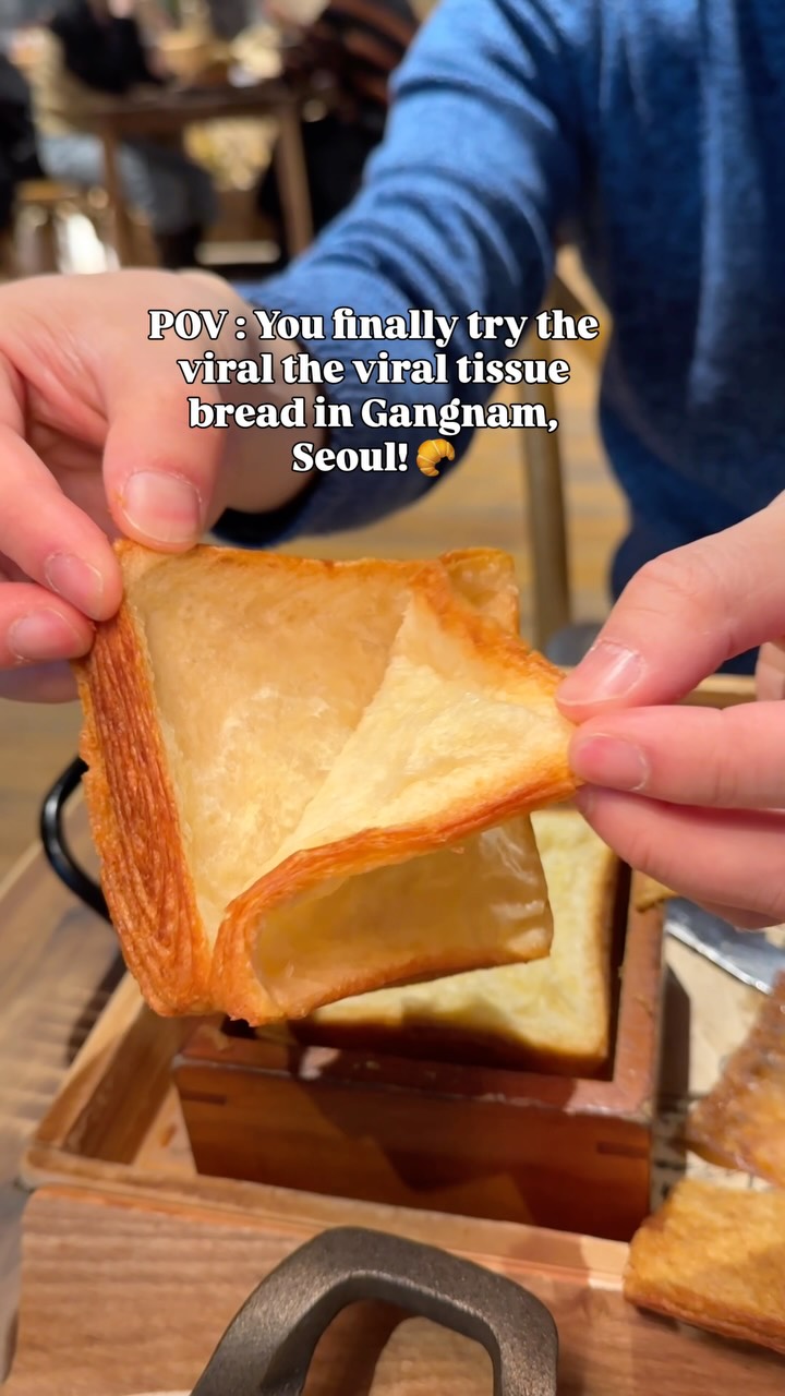 Viral Tissue Bread Bakery In Gangnam Seoul