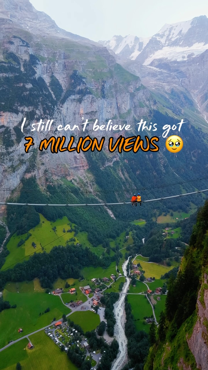 Via Ferrata Mürren-Gimmelwald Cable Car Views