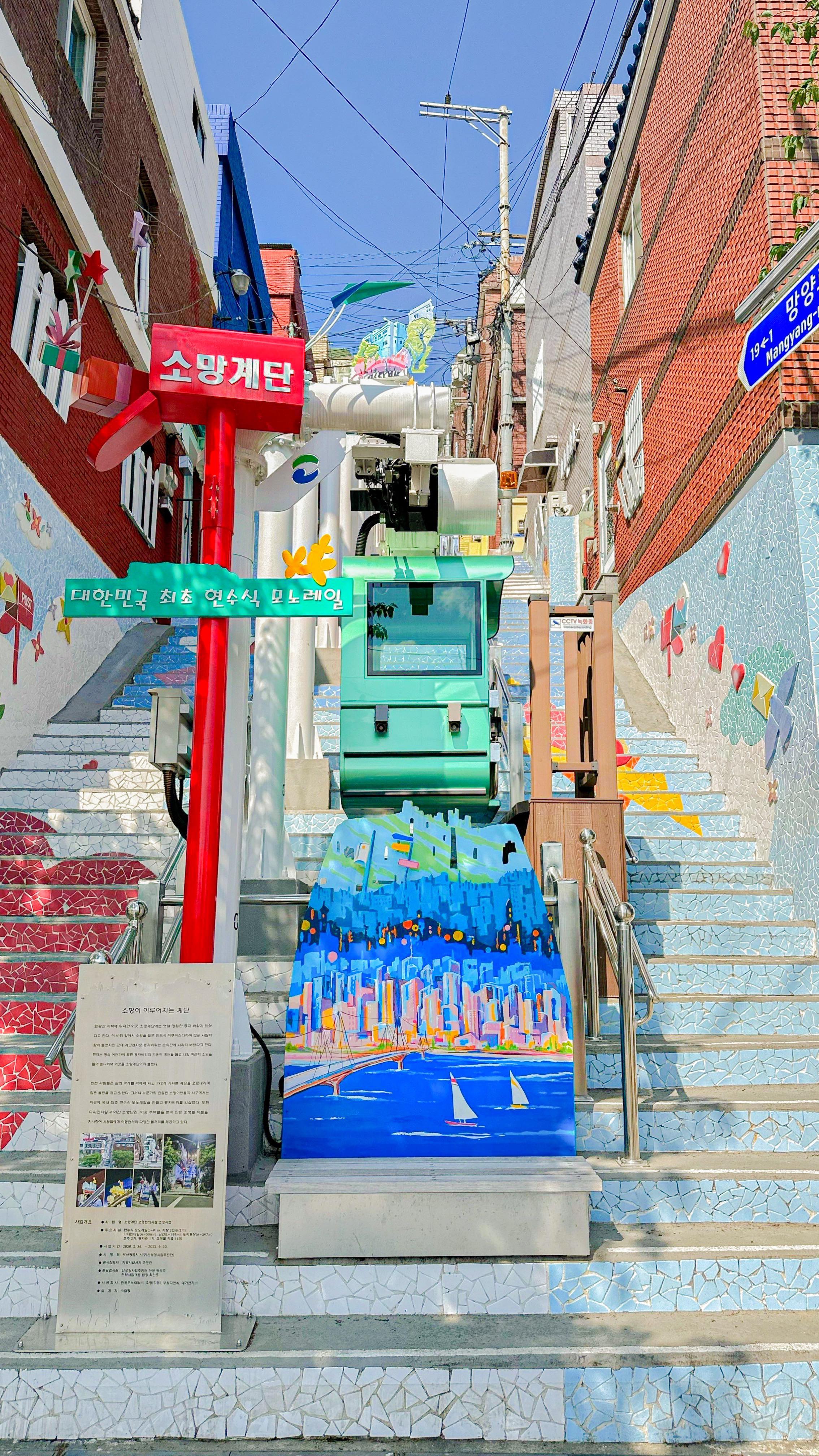 Busan's Painted Village and Wish-Granting Stairs
