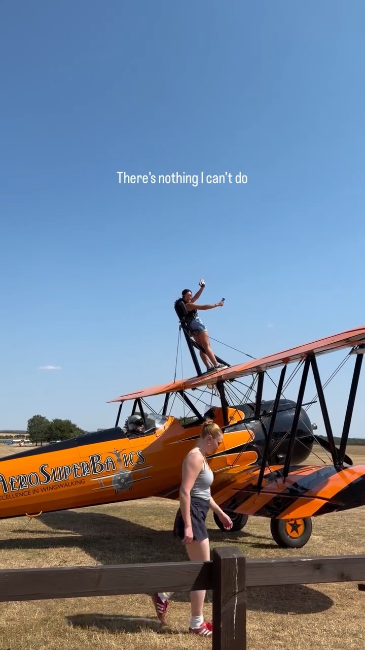 Thrilling Wingwalking Stunts Above The Clouds
