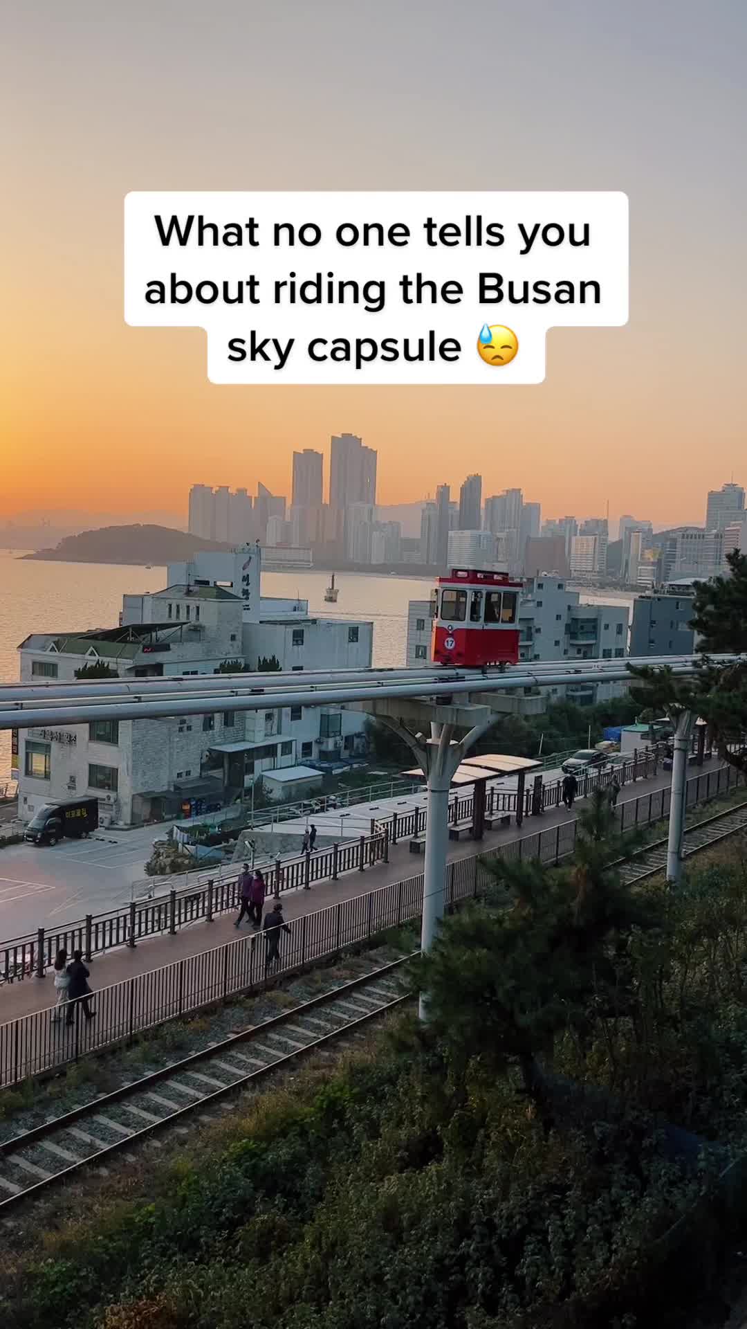 Busan Sky Capsule Offers Scenic Beach Views