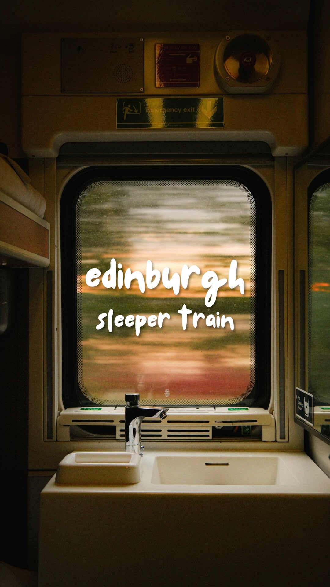 Caledonian Sleeper London to Edinburgh Journey