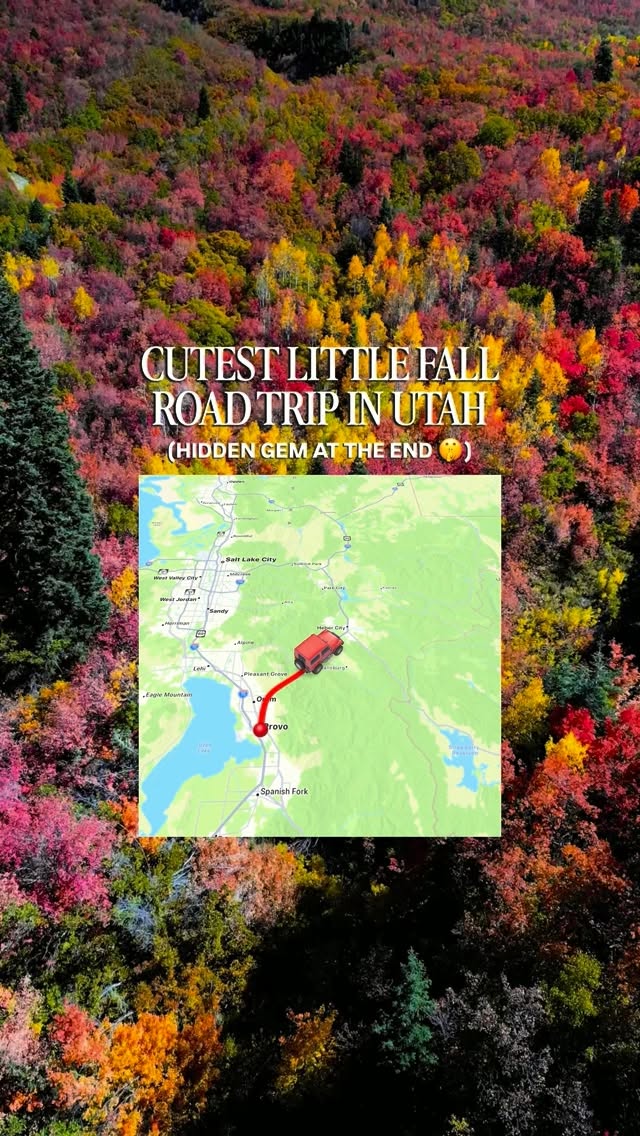 Utah Fall Road Trip Through Scenic Mountain Locations