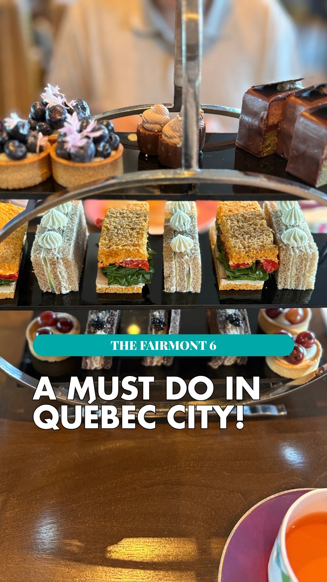 Quebec City's Fairmont Offers Classic Afternoon Tea