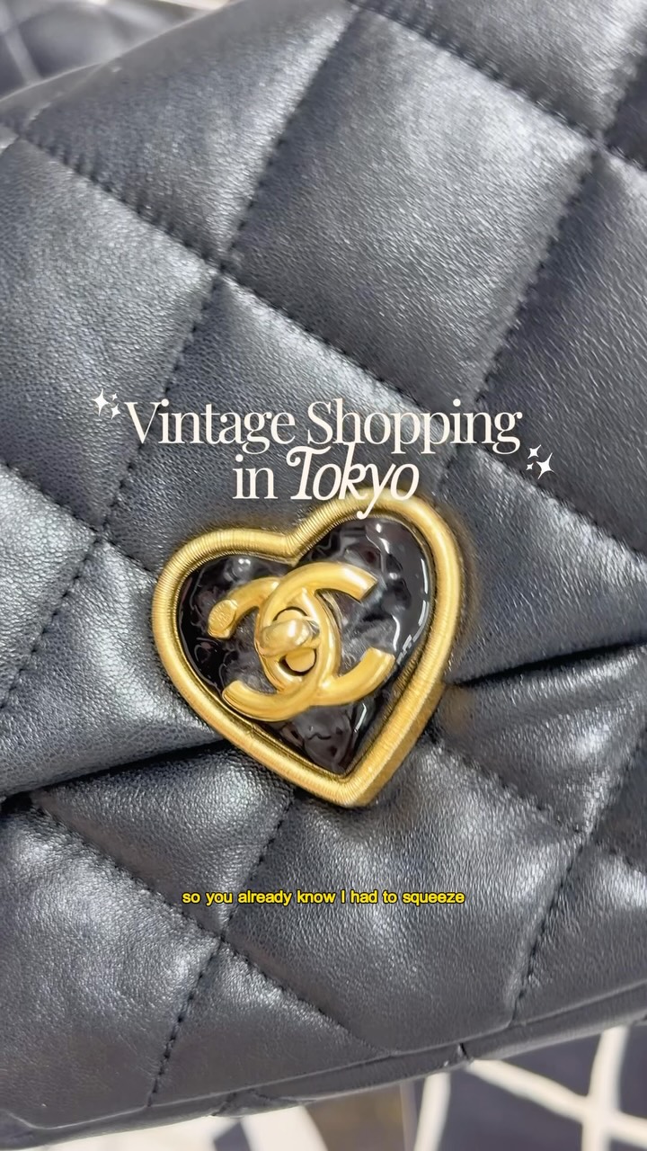 Tokyo Vintage Luxury Handbag Shopping