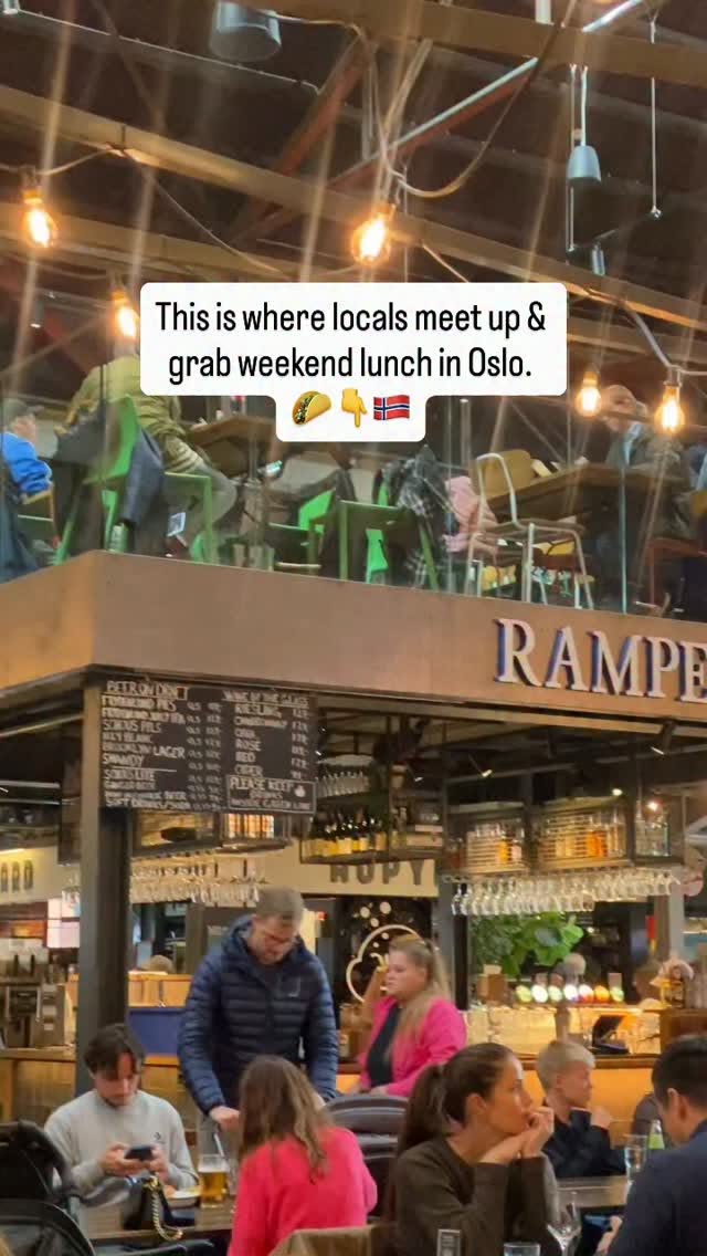 Oslo Food Halls Offer Local Flavors