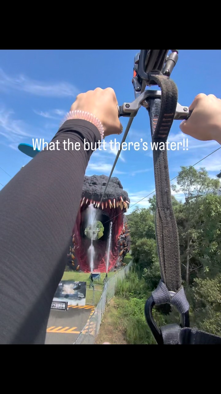 Godzilla Zipline Adventure At Nijigen No Mori