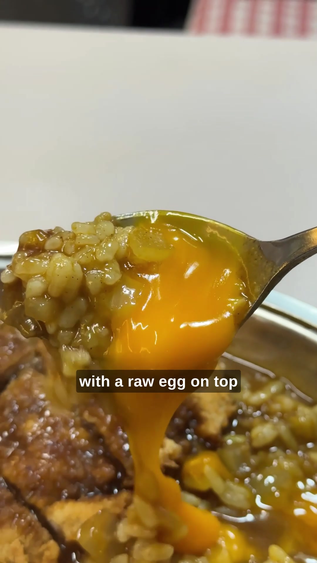 Japanese Curry Restaurant With Raw Egg Option