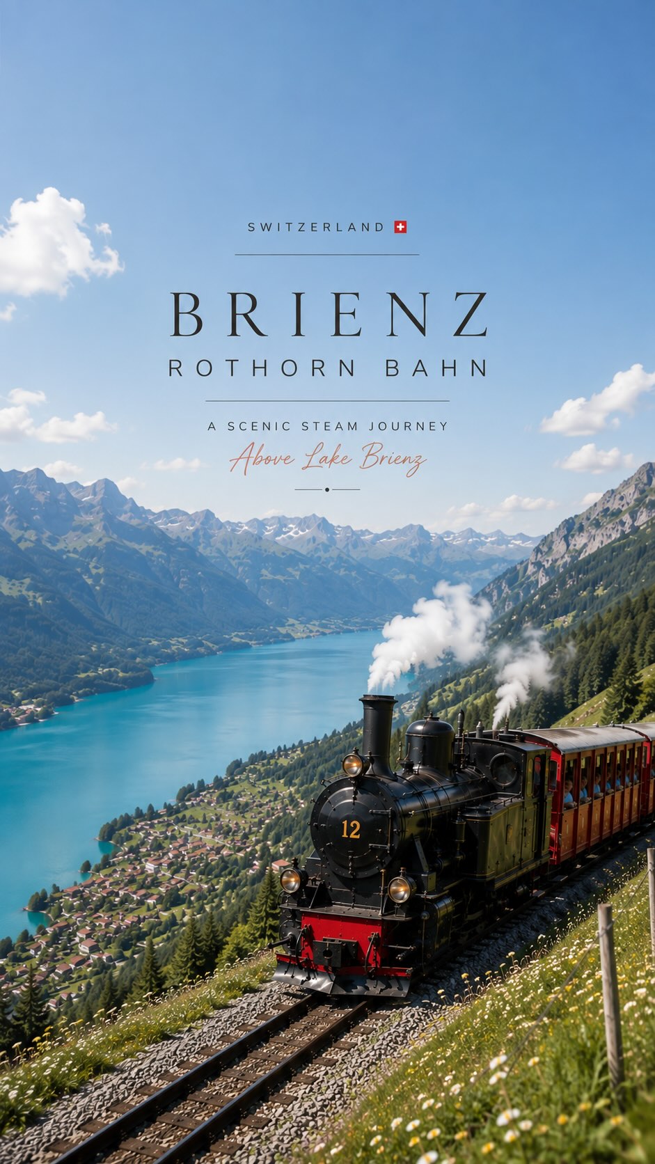 Brienz Rothorn Bahn Scenic Journey and Lake Views