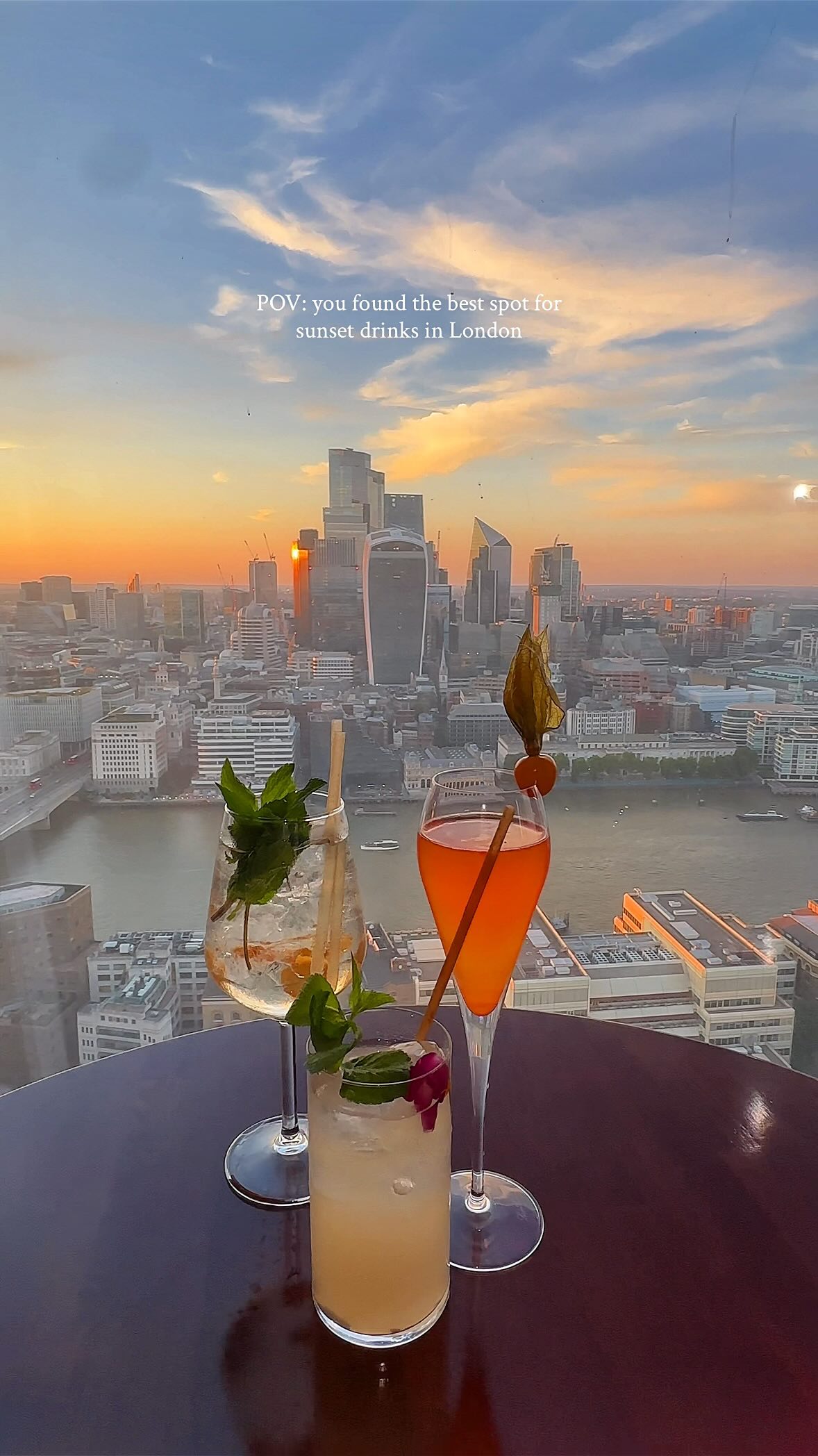 London's Shard Hosts New Sunset Drinks & Dim Sum