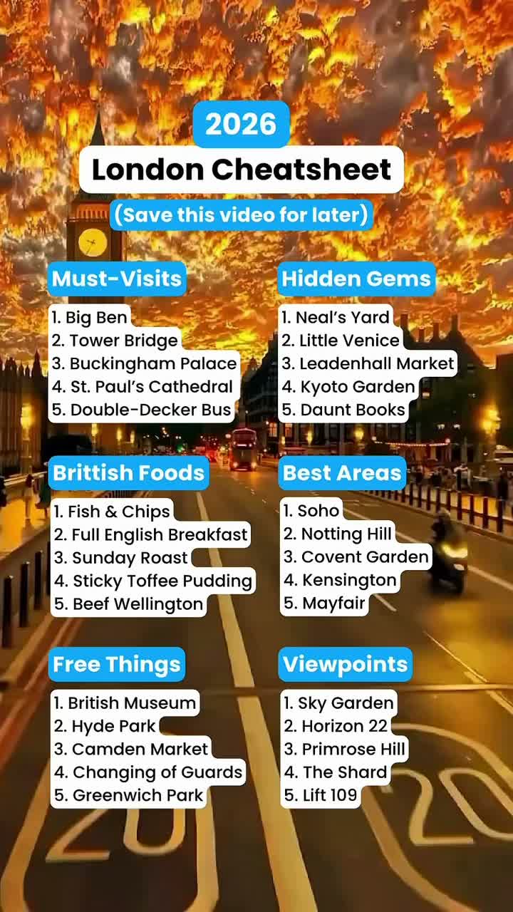 Discover Iconic Landmarks and Hidden Gems in London