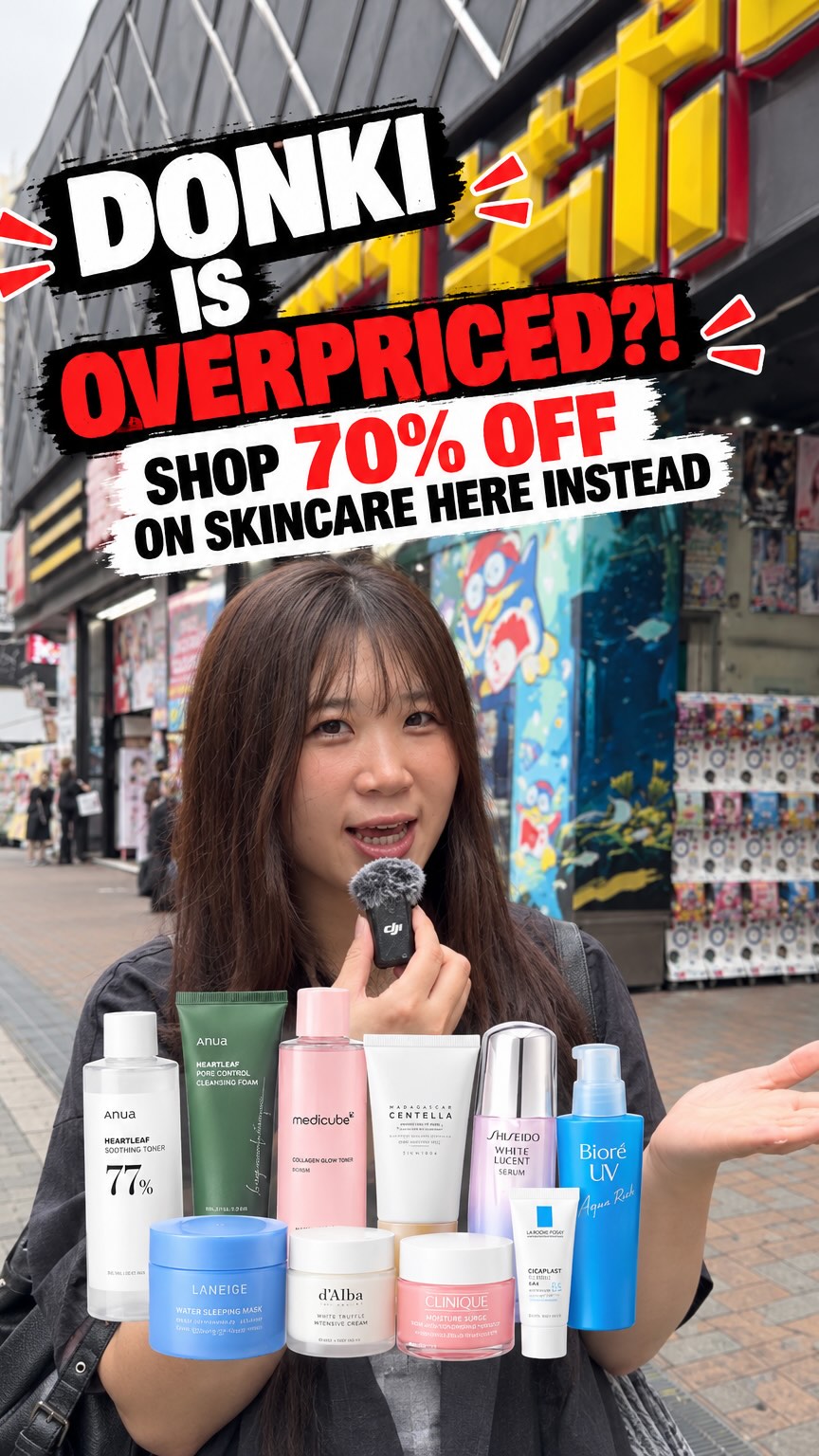 Osaka's Tsuruhashi Korea Town for Discounted Skincare