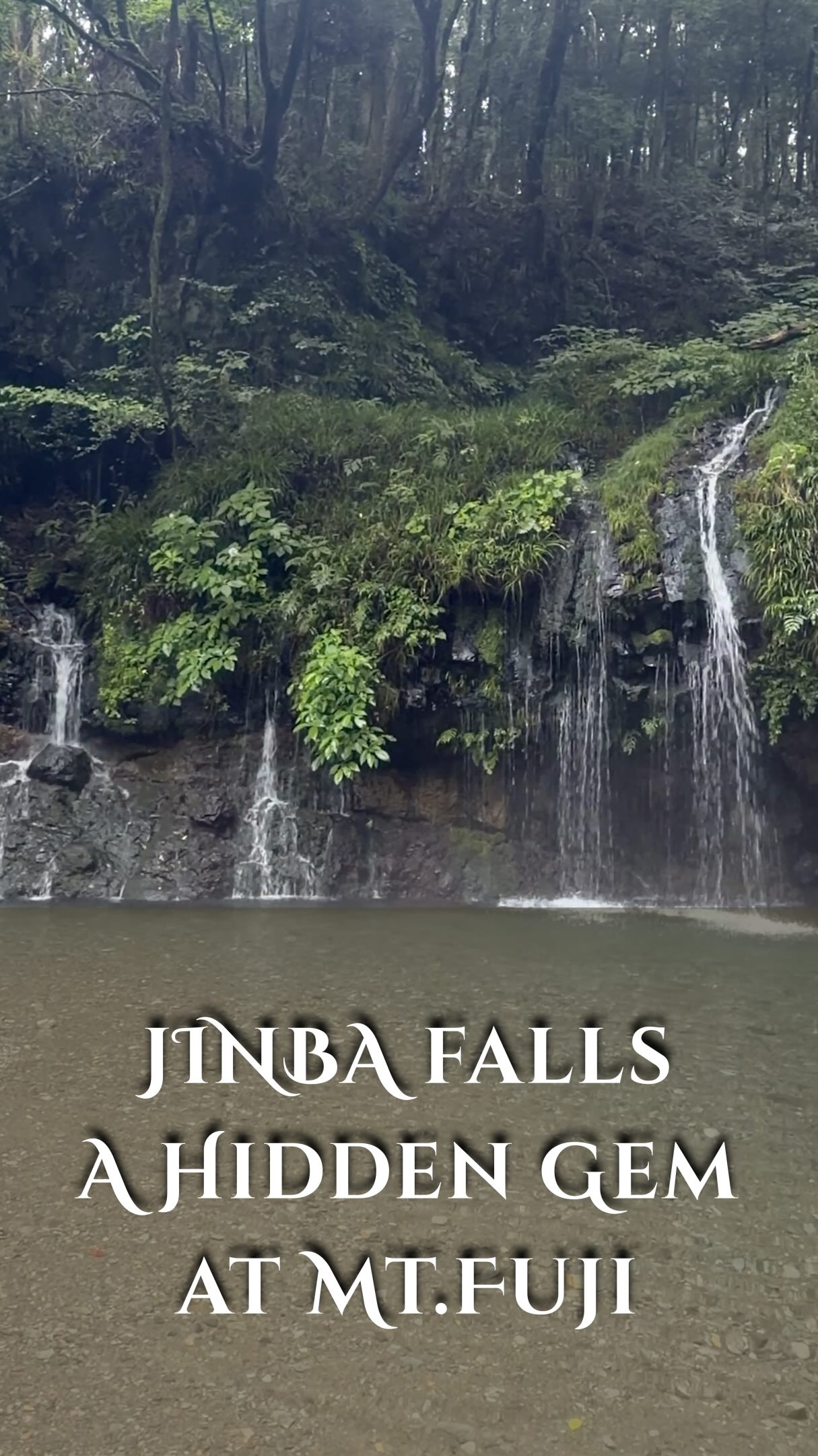 Jinba Falls: Mt. Fuji's Hidden Spring Sanctuary