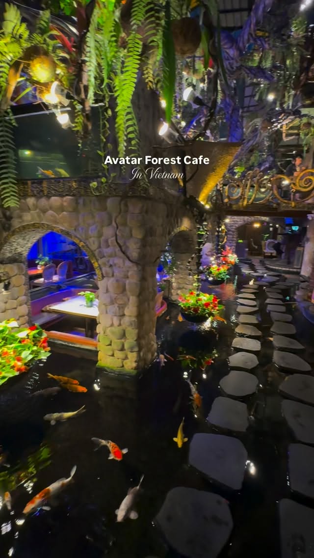 Avatar Coffee: Forest Cafe With Koi Ponds