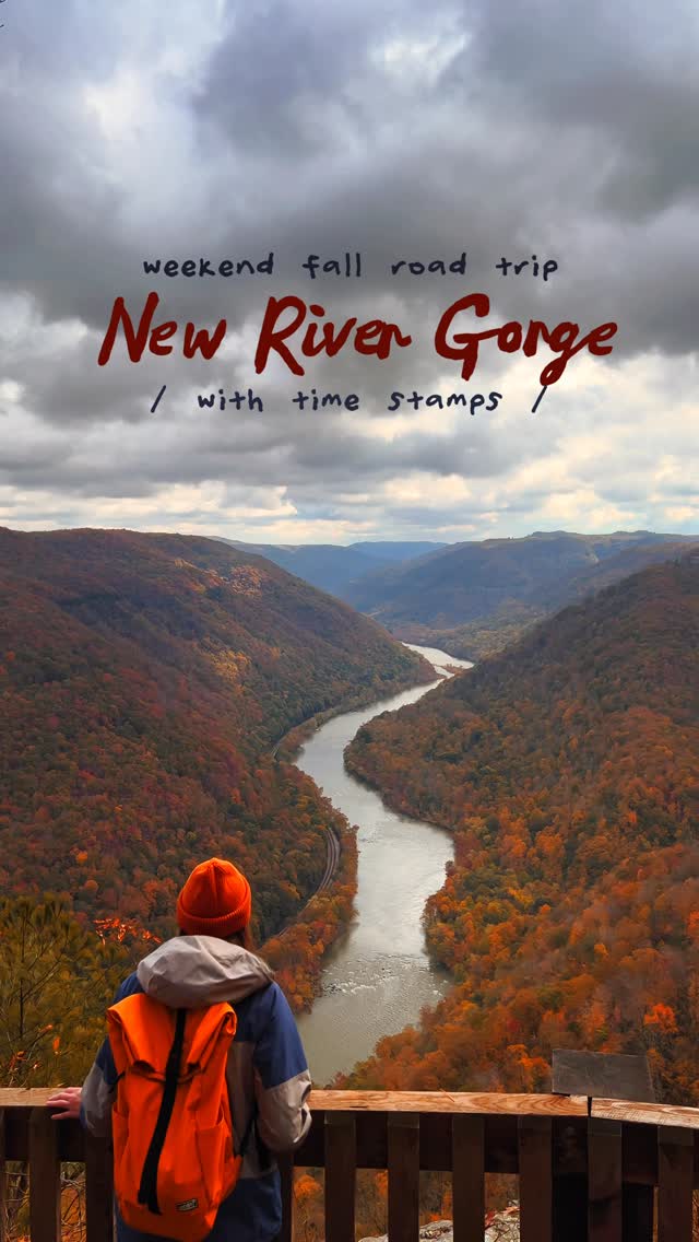 New River Gorge Fall Road Trip Adventure