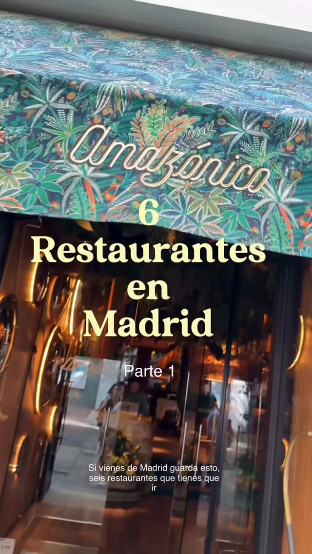 Madrid Restaurants: A Culinary Journey