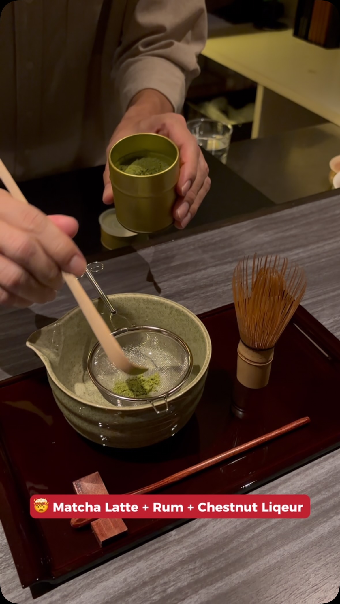 Japanese Tea & Botanical Cocktail Bar in Ebisu