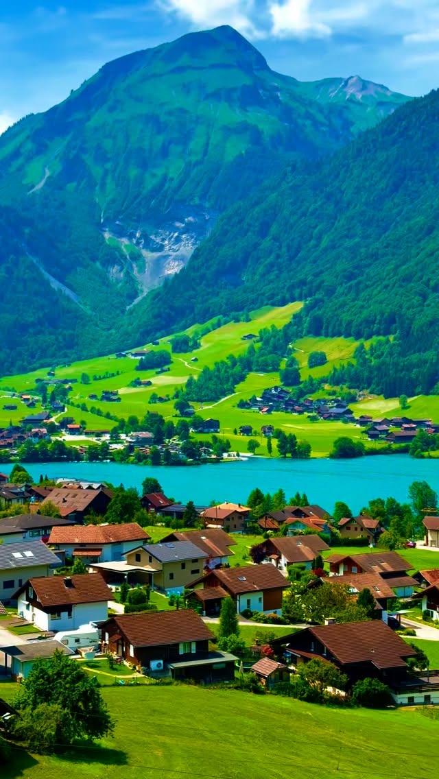 Swiss Waterfalls, Lakes, and Mountain Villages