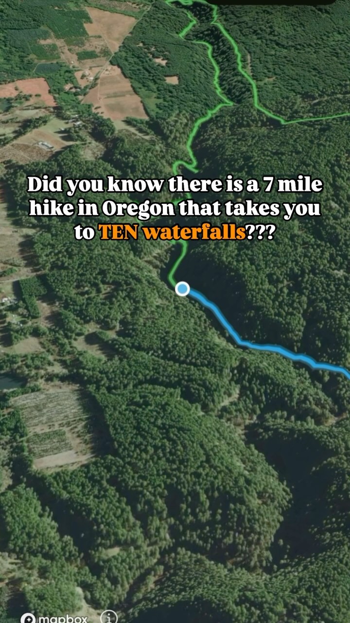 Oregon's Trail Of Ten Falls Hike