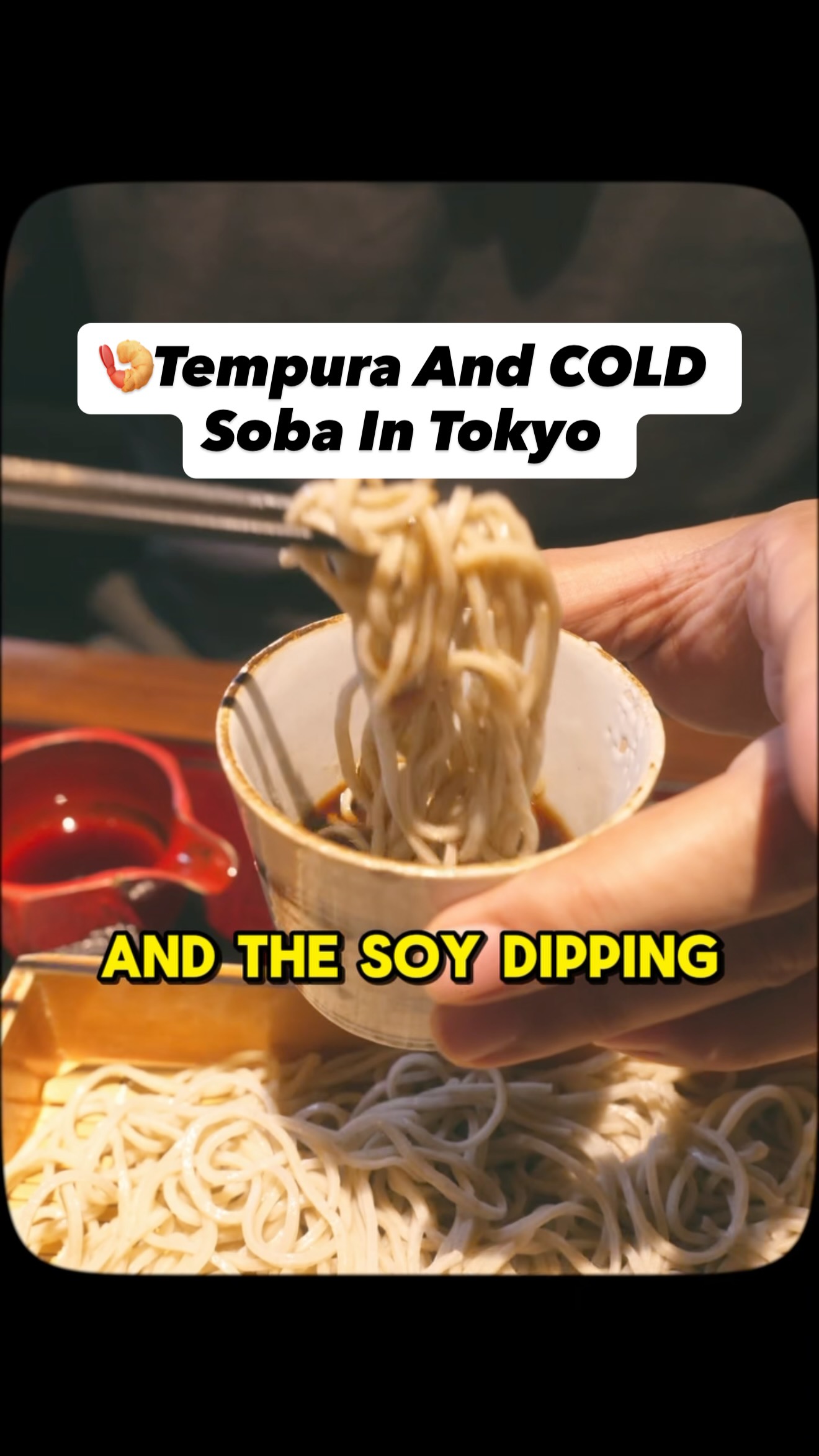 Shiro's Handmade Cold Noodles with Tempura