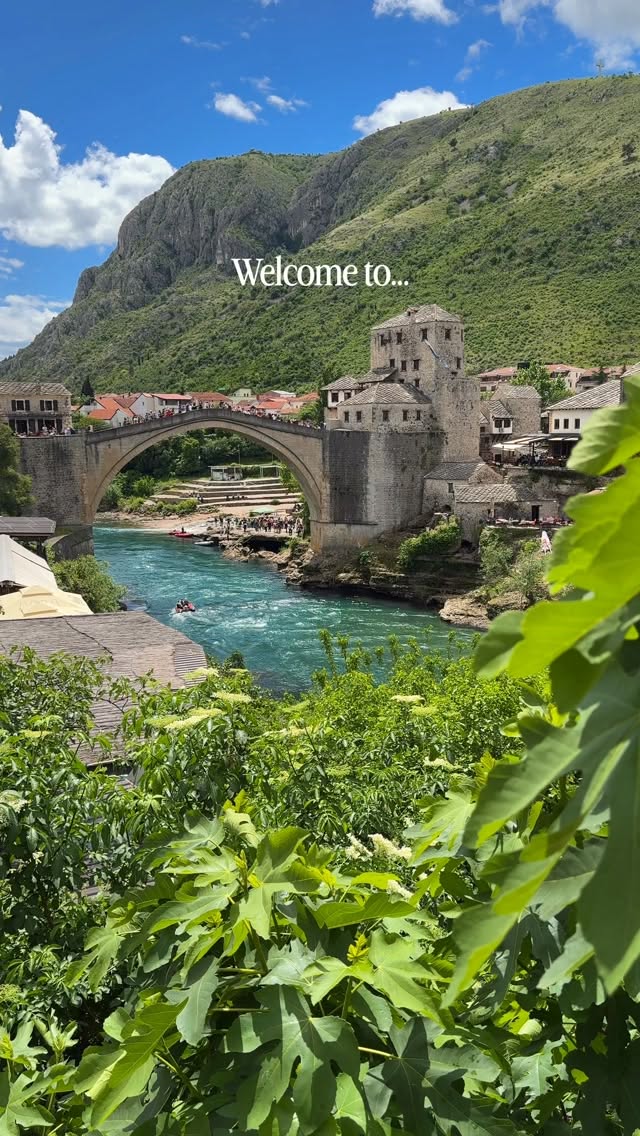 Mostar's Old Bazaar and Stari Most