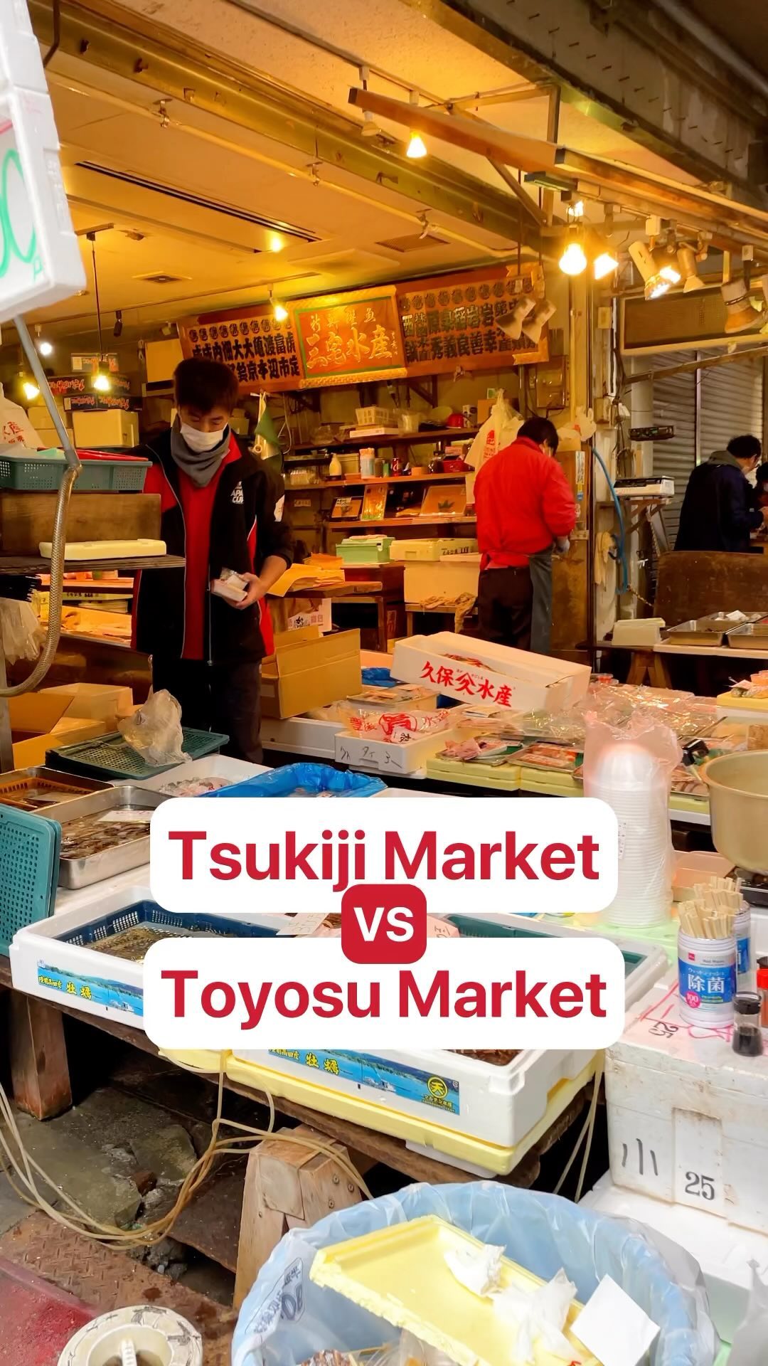 Tokyo's Bustling Fish Markets: Tsukiji and Toyosu