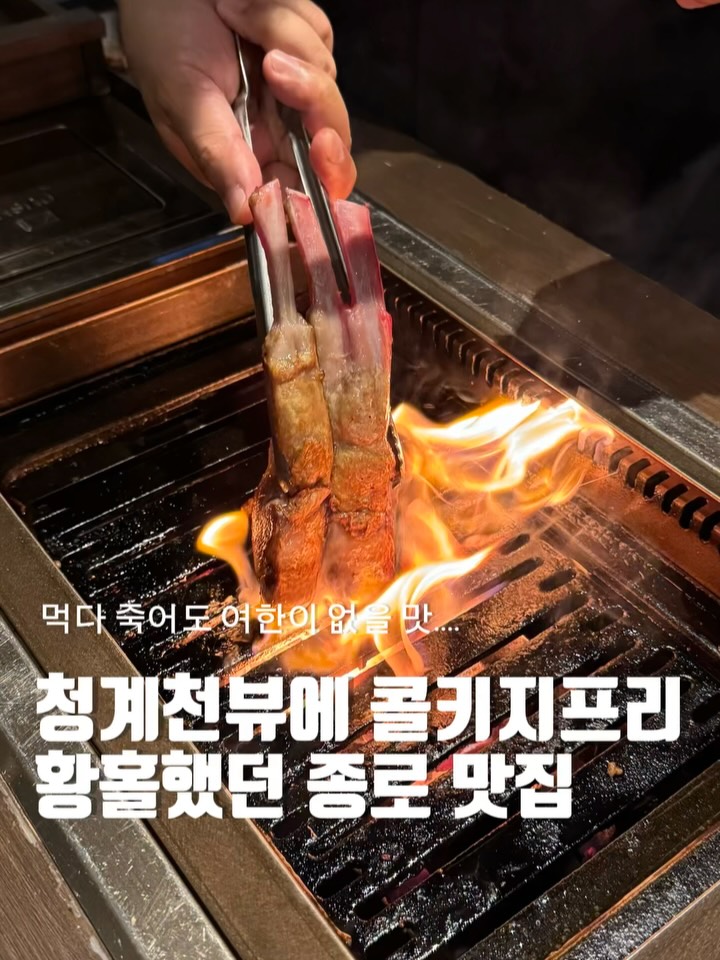 Cheonggyecheon View Restaurants With Premium Lamb & Beef