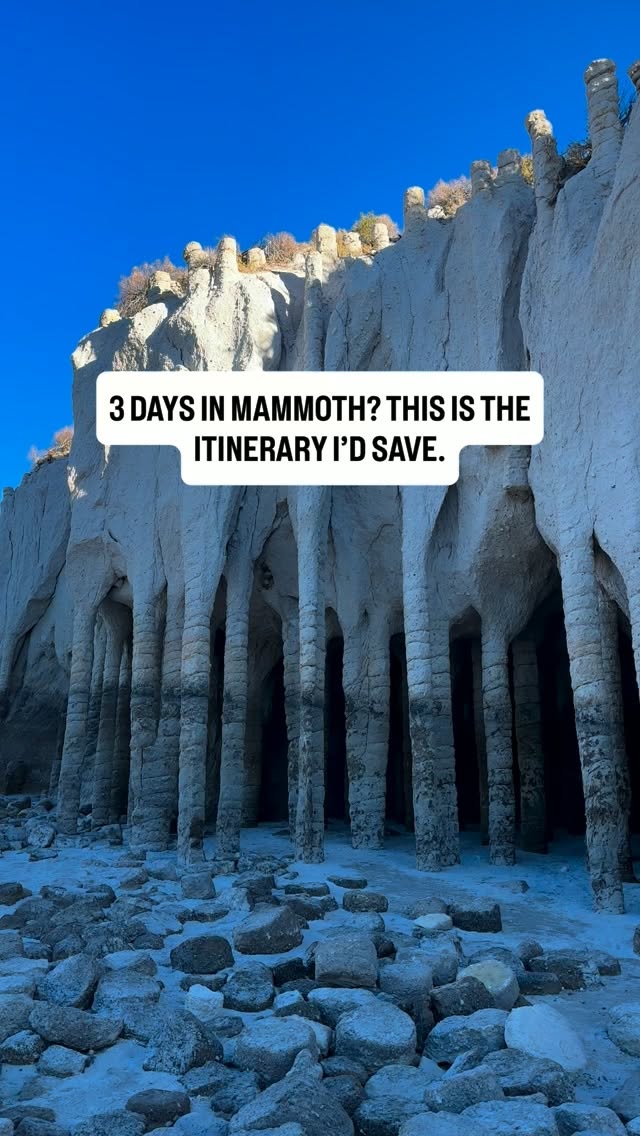 Mammoth California Natural Attractions And Lakes