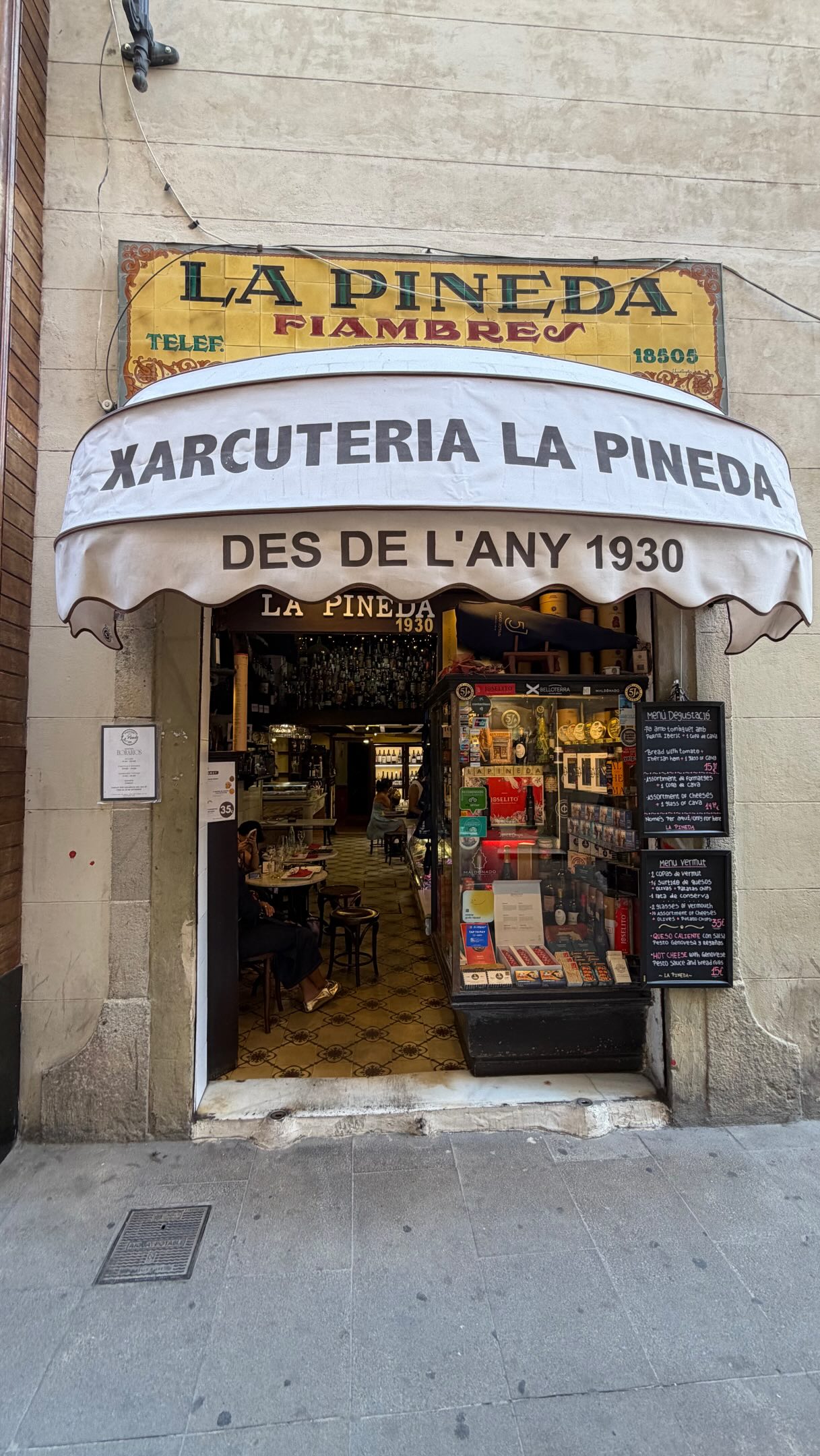 Historic Barcelona Charcuterie: Xarcuteria La Pineda