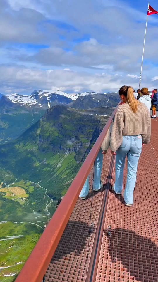 Norwegian Skywalks Over Geirangerfjord